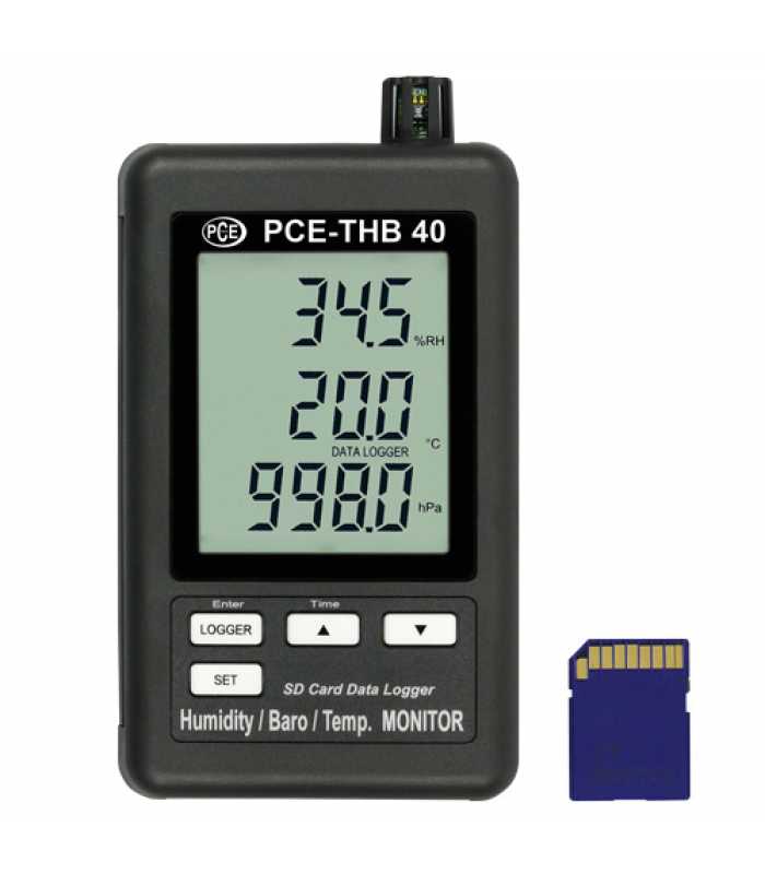 PCE Instruments PCE-THB 40 [PCE-THB 40] Digital Thermometer-Hygrometer-Barometer with Data Logging